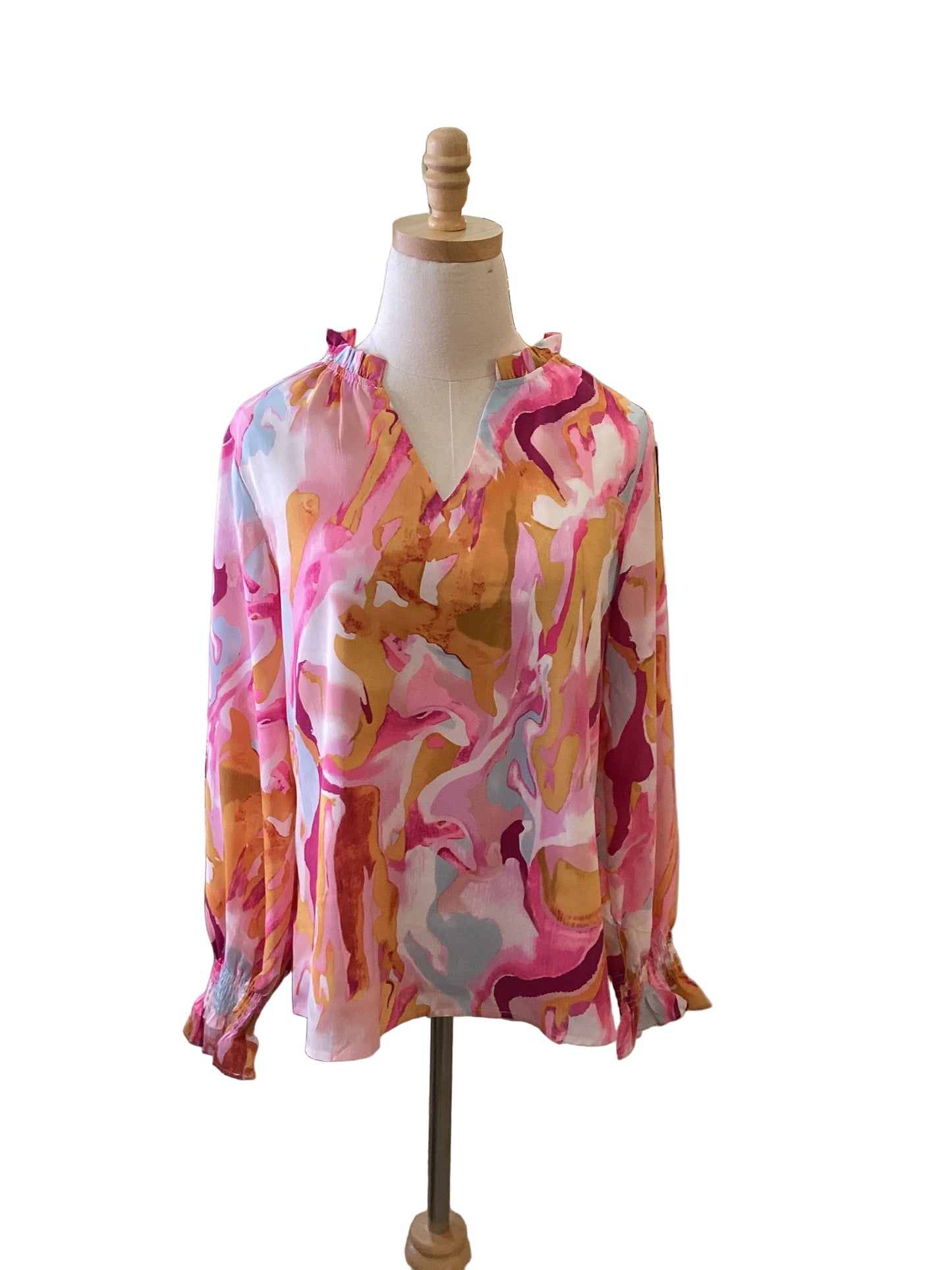 Mascomoda Pink marble shirt
