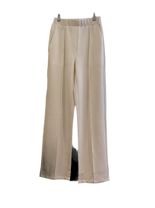 Umgee cream pull on pant with side pockets