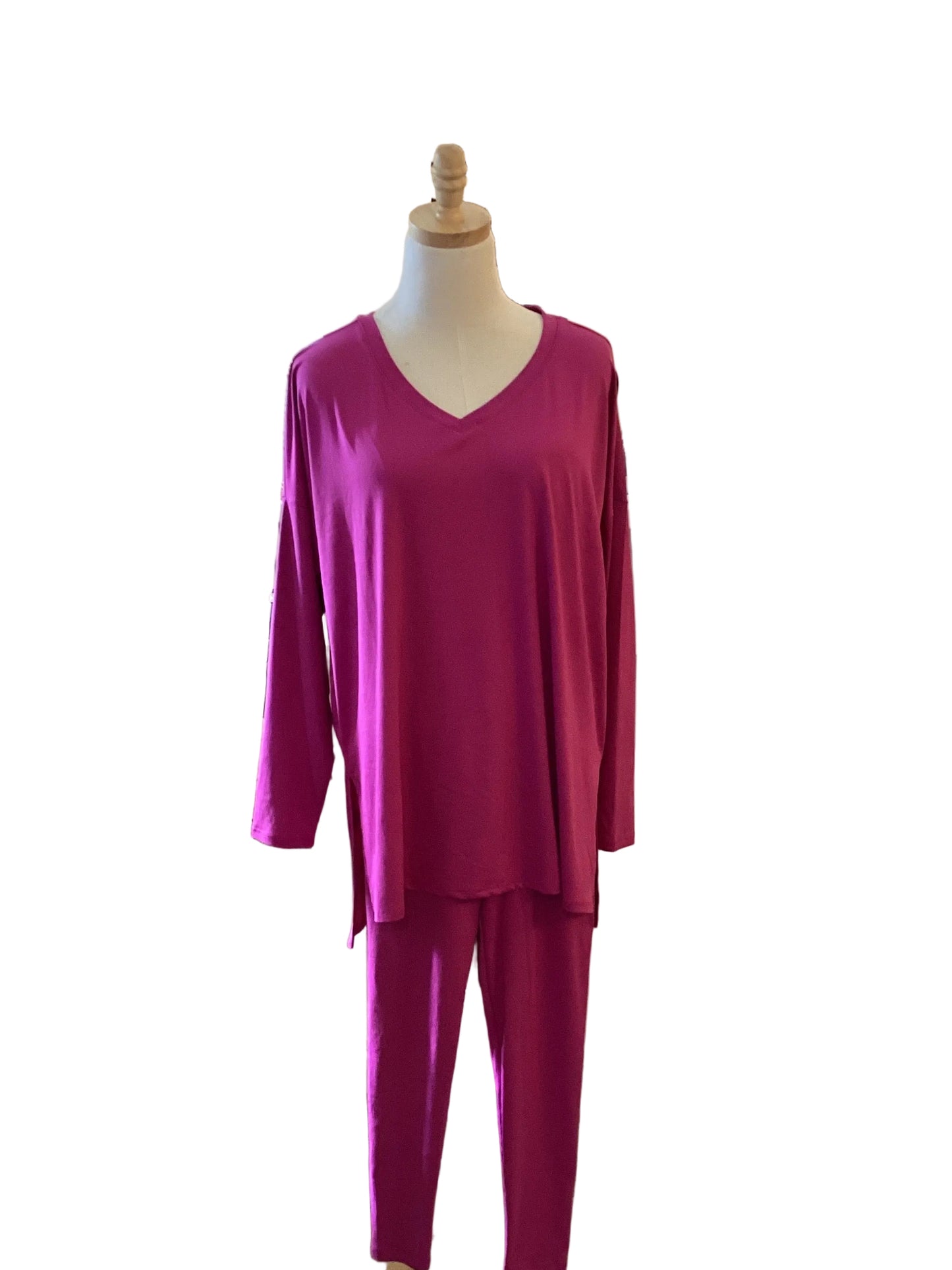 Zenana Hot pink lounge Set