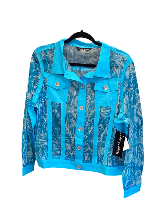 Tango mango blue mesh jacket