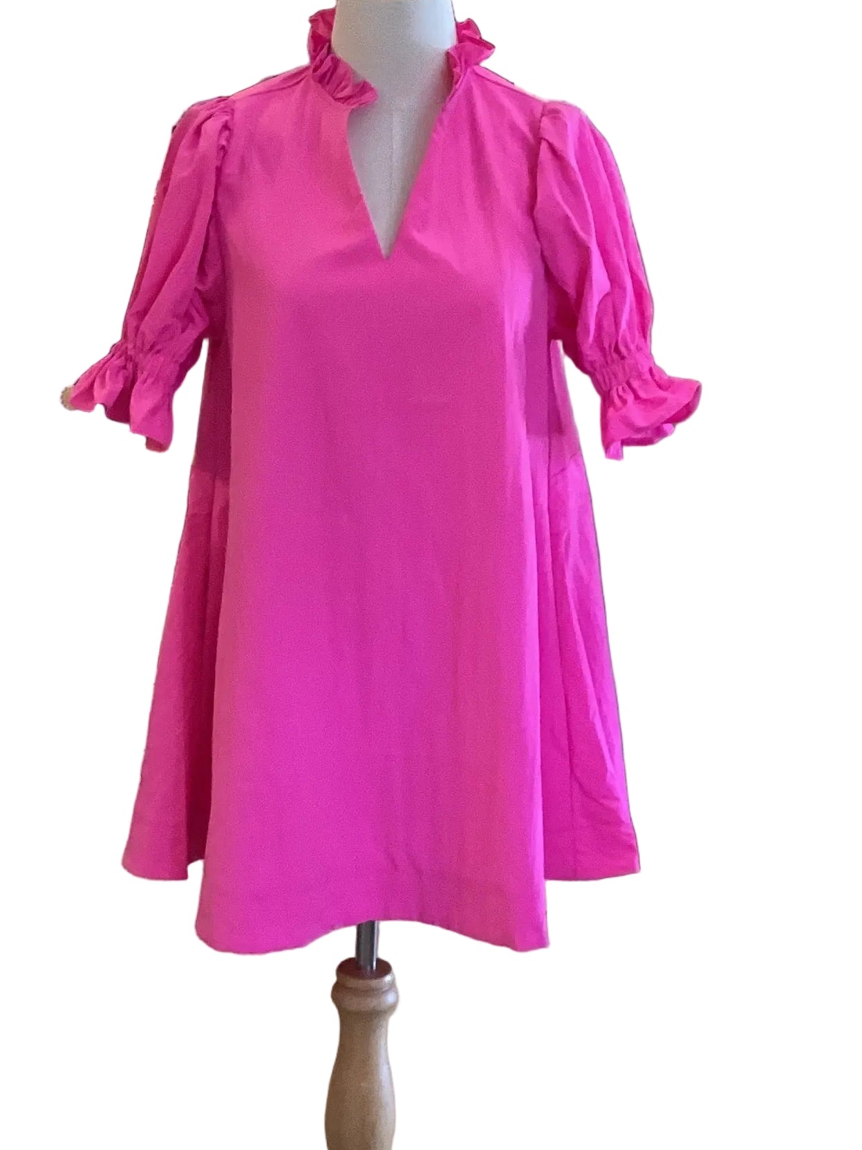 hot pink mini cocktail dress Butterfields Strapless Mini Dress - Hot Pink