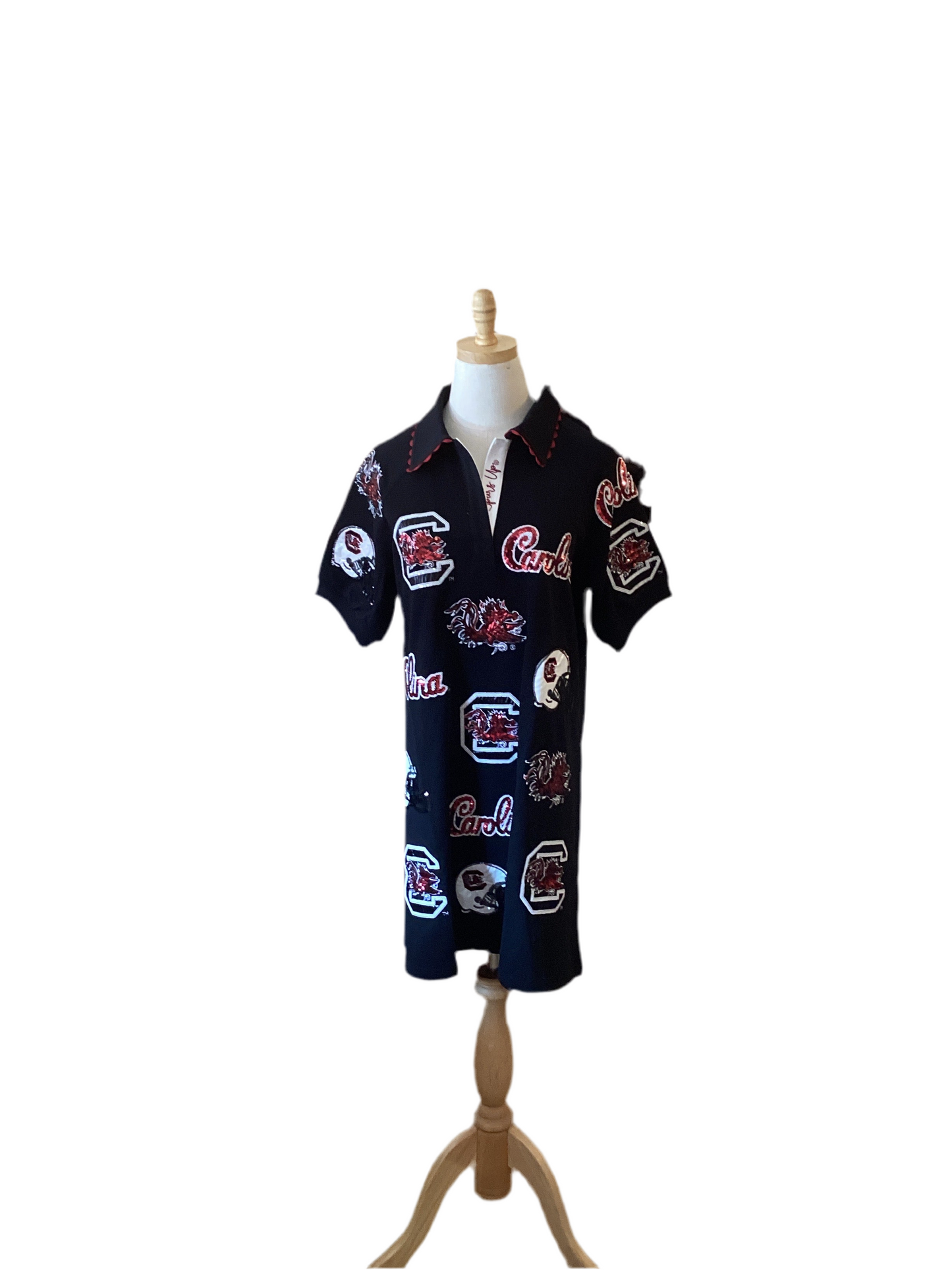 South Carolina Gamecock logo patch dress