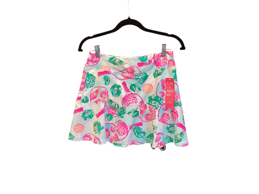 Aryeh green pink sea shell skort
