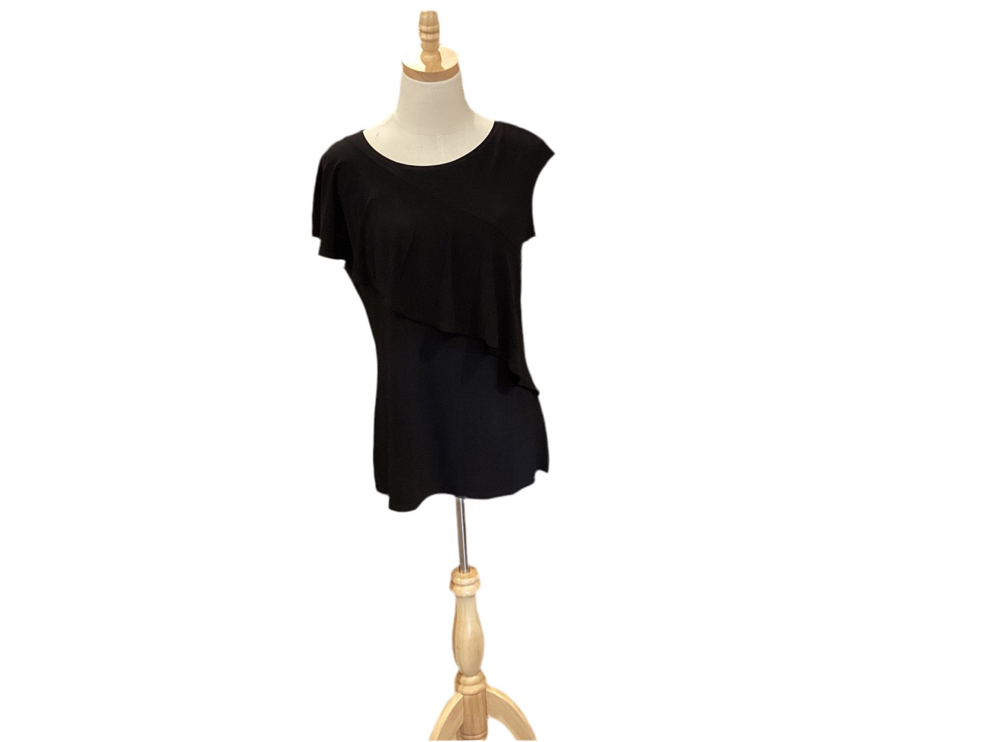 Tango mango black cap sleeve top