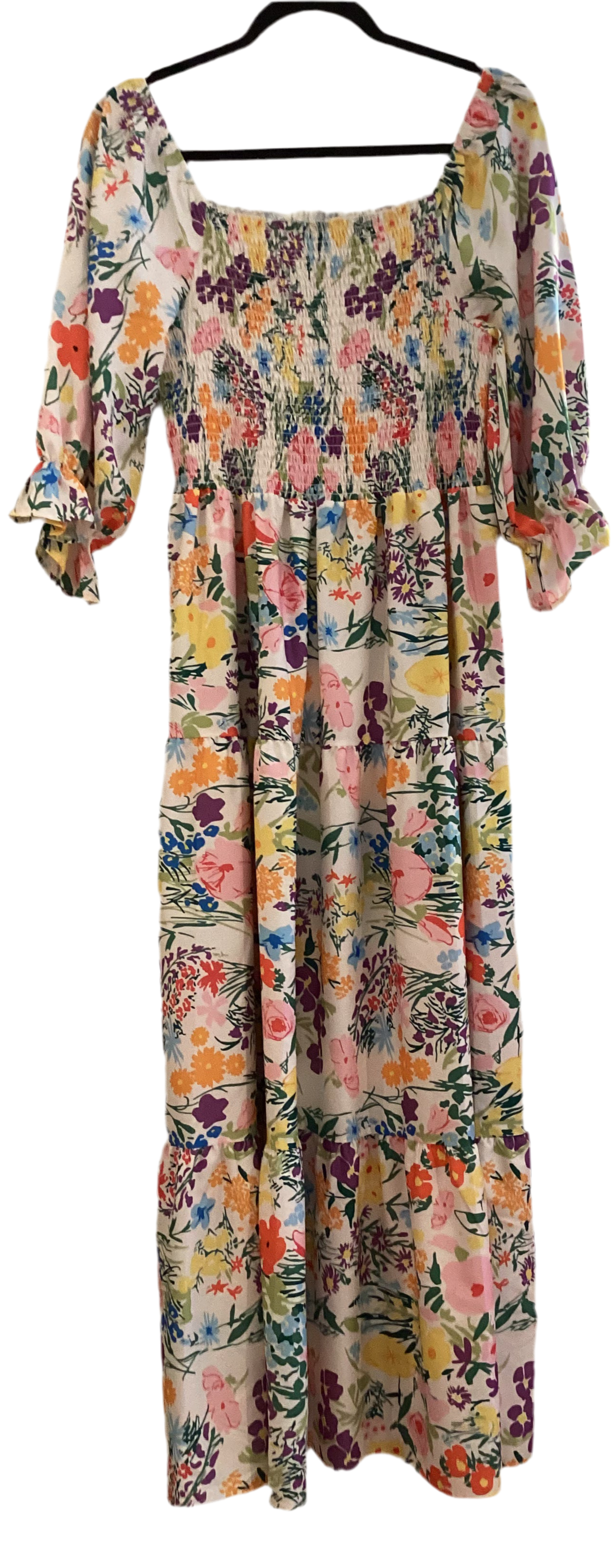 Spring floral maxi