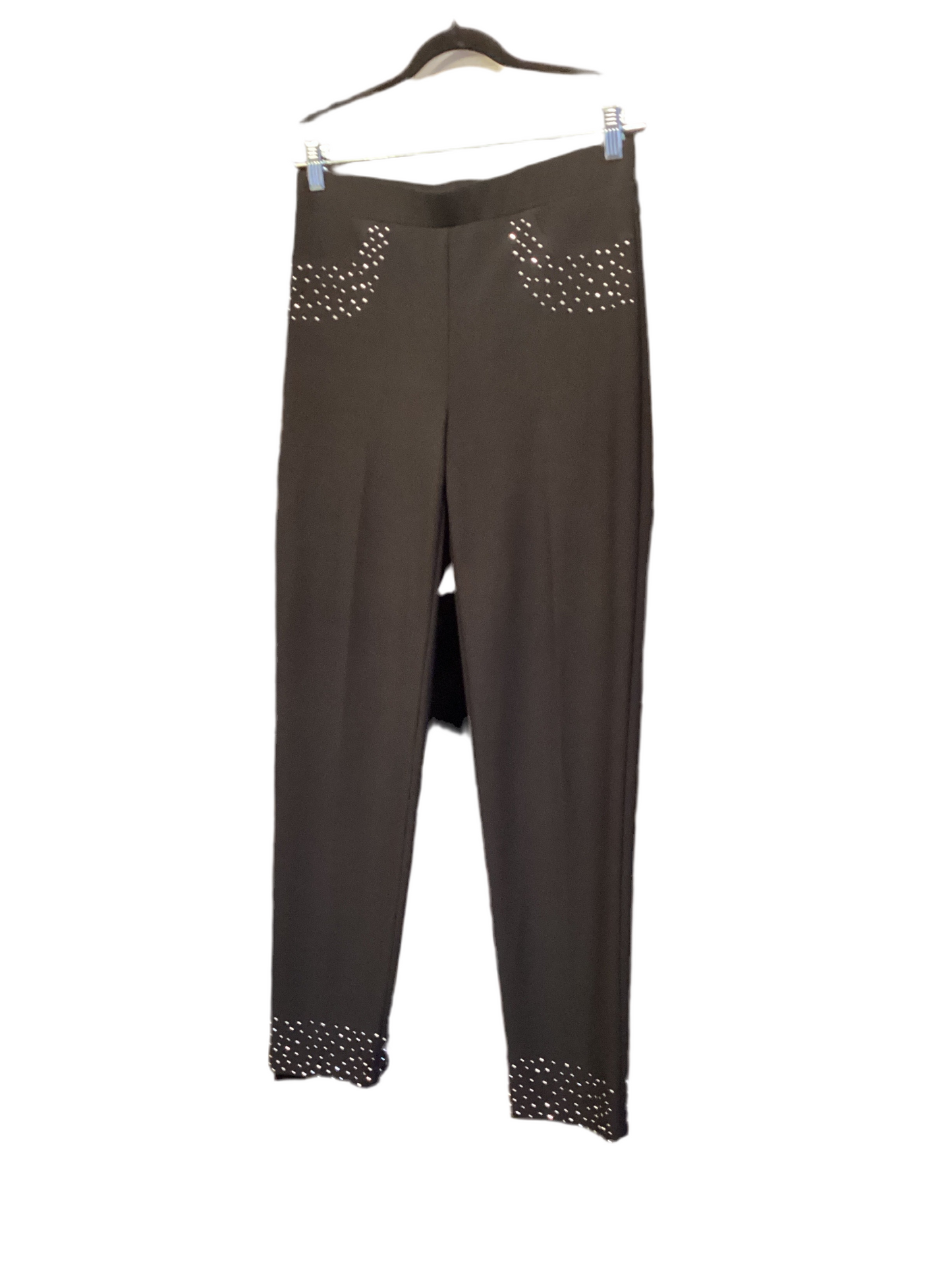 Frank Lyman black pant with rhinestone accent