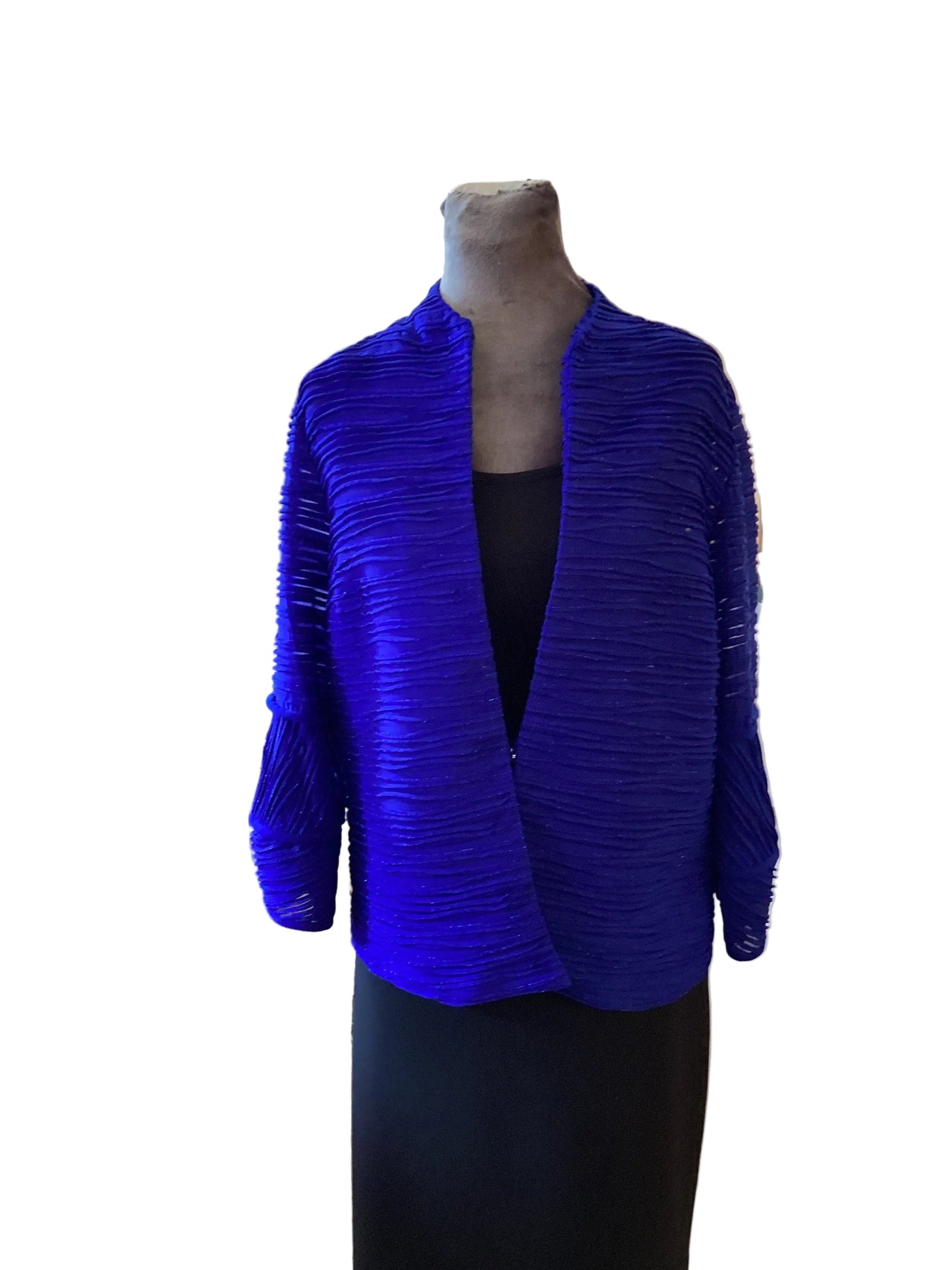 Joseph Ribkoff Royal Sapphire Open Cascade Jacket
