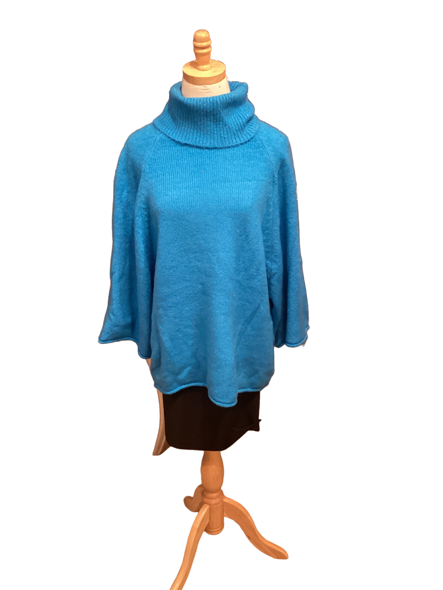 Jodifl bright blue turtleneck sweater