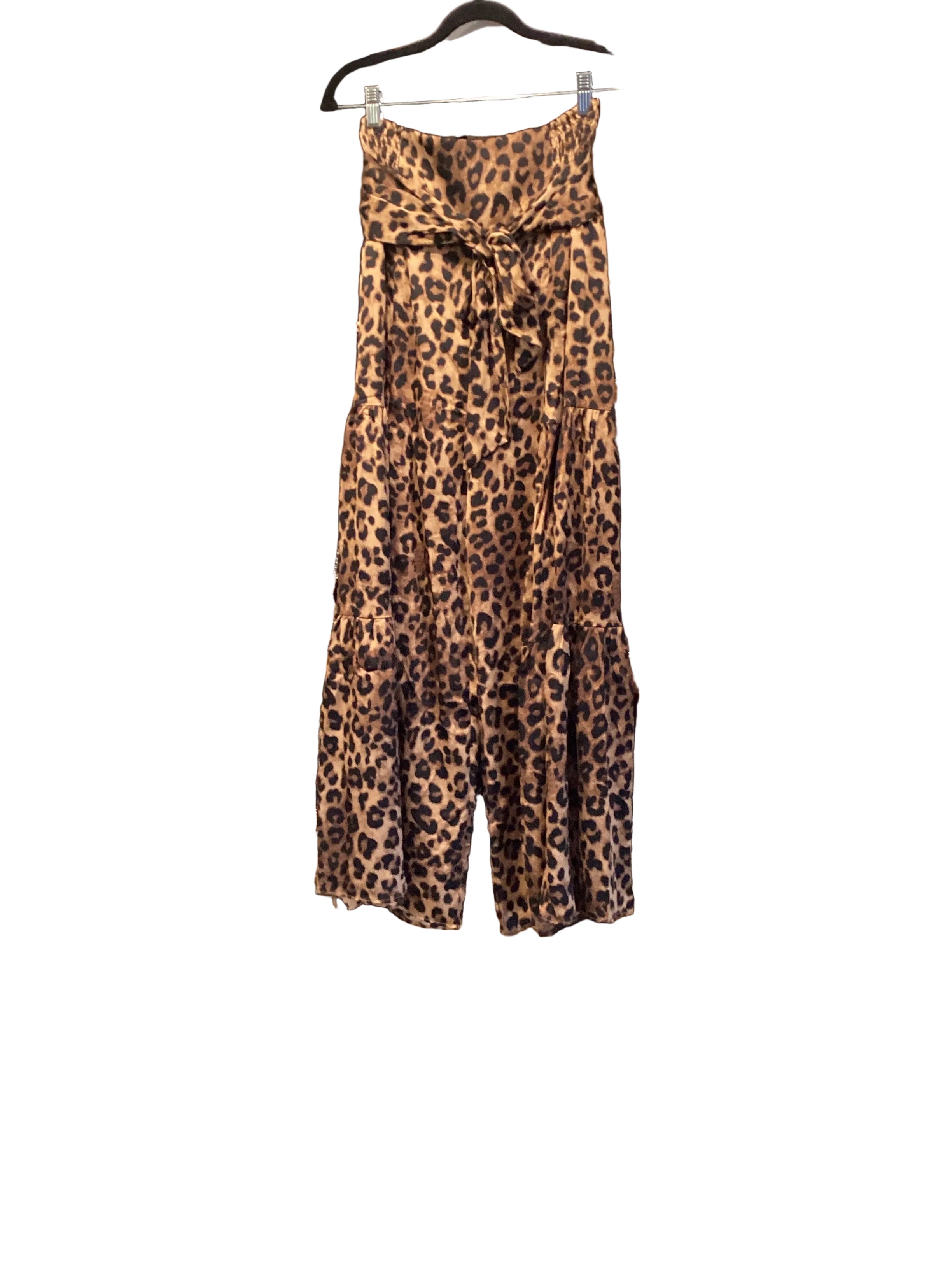 Jodifl silky wide leg animal print pants