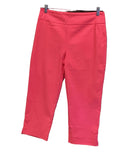 Eric Casual Malibu Pink Straight Leg Capri Pants