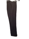 Picadilly black petite length straight leg pull on pants