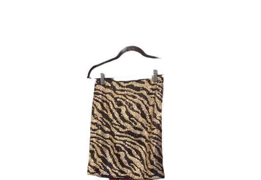 TMHL zebra sequin skirt