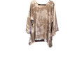 Lior float blouse taupe foil