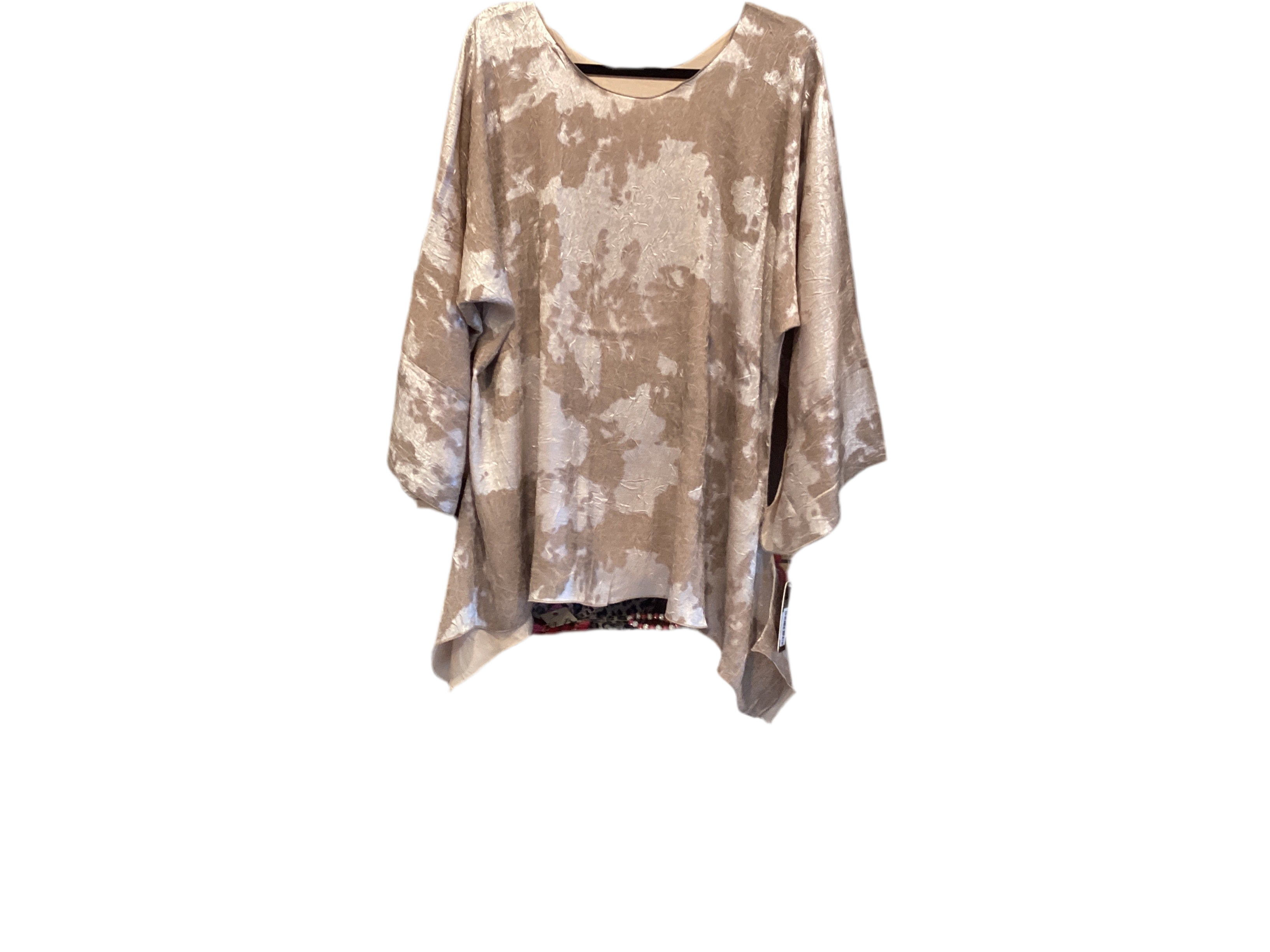 Lior float blouse taupe foil