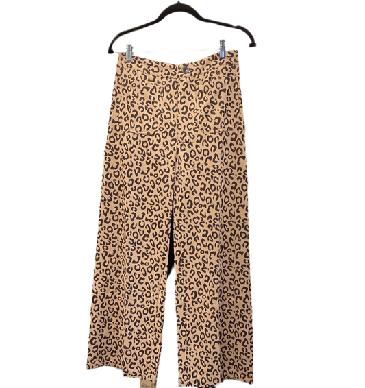 Jodifl leopard print front zip pants