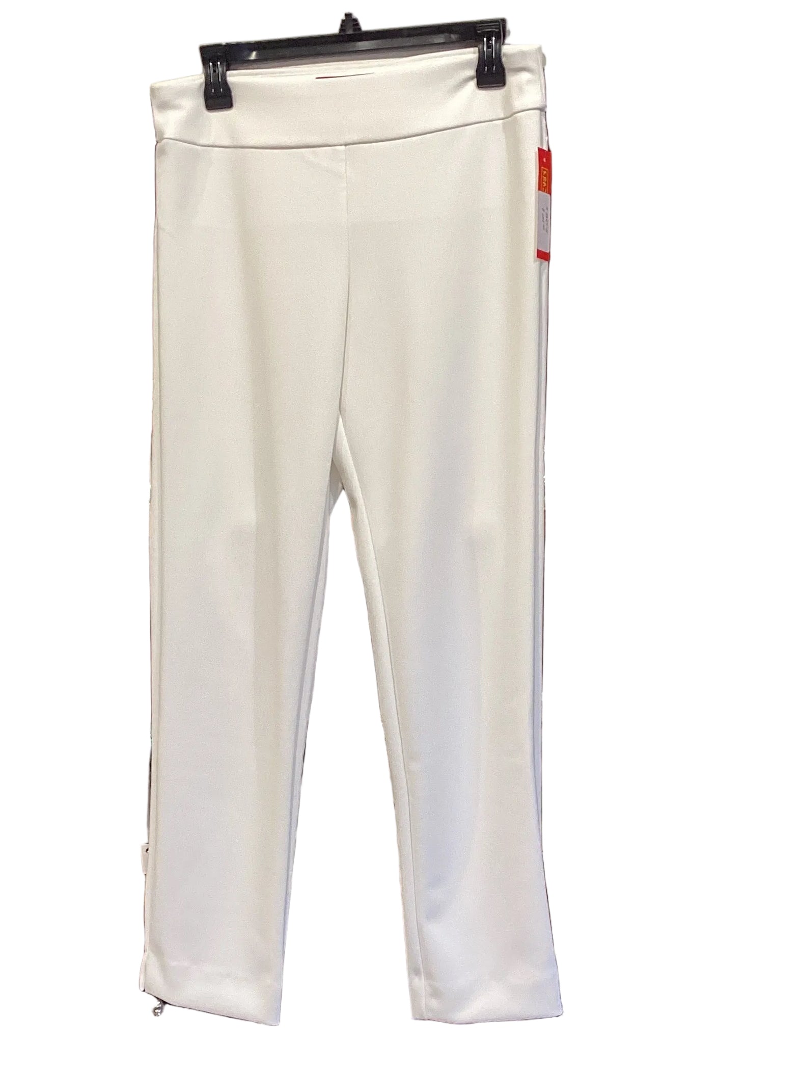 Krazy Larry ivory ankle length pull on pants