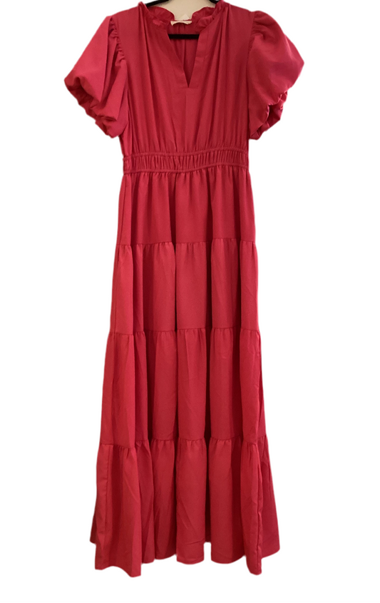 Hot pink maxi