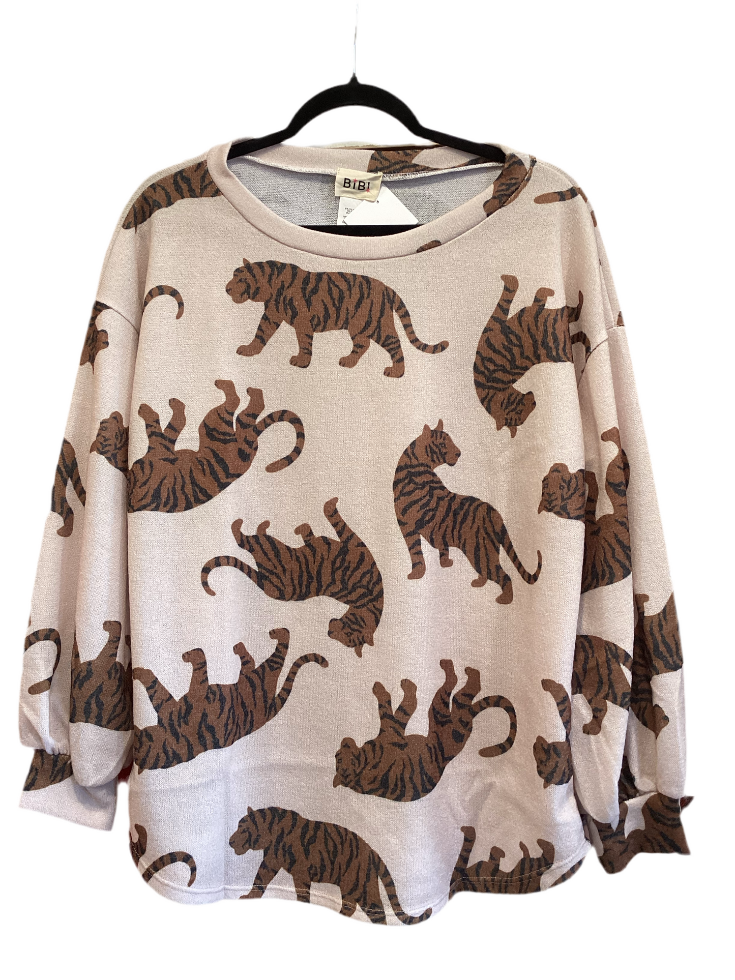 Beige tiger top