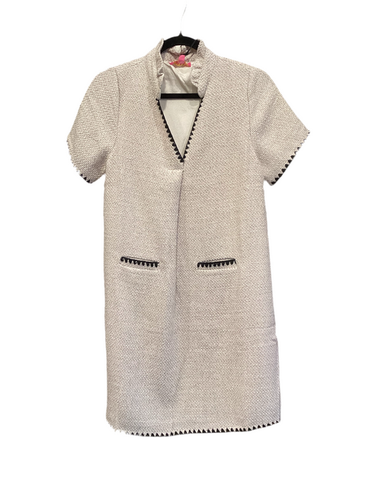 Tweed V-neck Dress