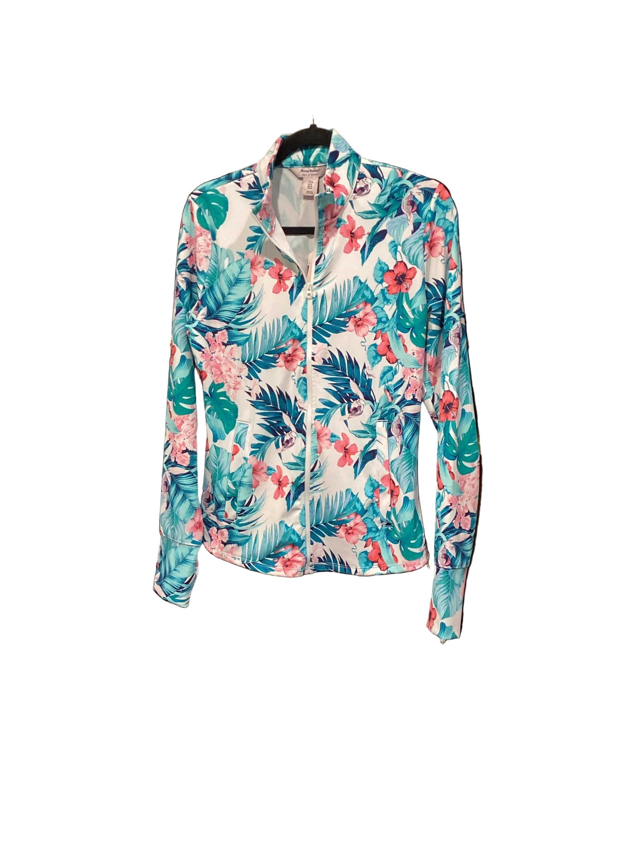 Tommy Bahama Floral Front Zip Jacket