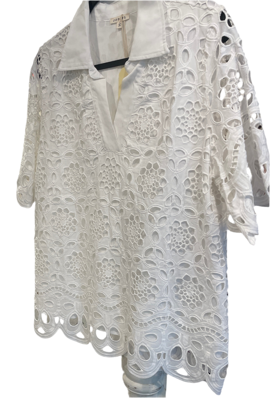 Jodifl white lace top