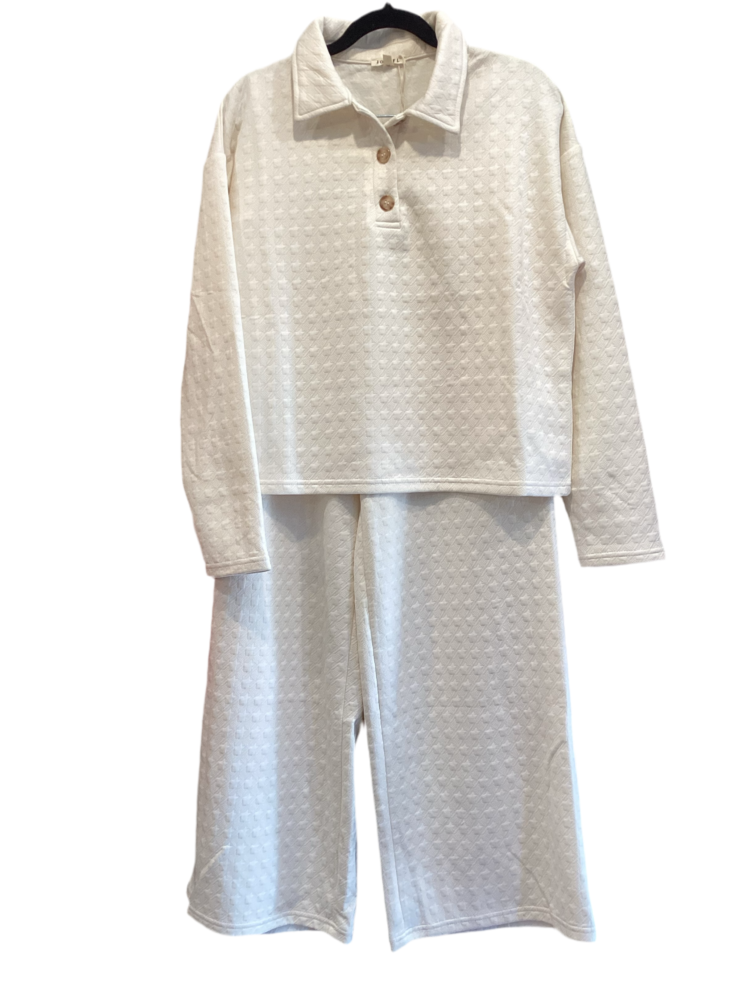 Ivory textured leisure set