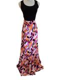 ate Multicolor Floral Maxi Skirt