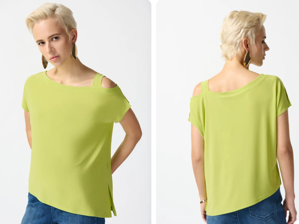 Joseph Ribkoff lime green top