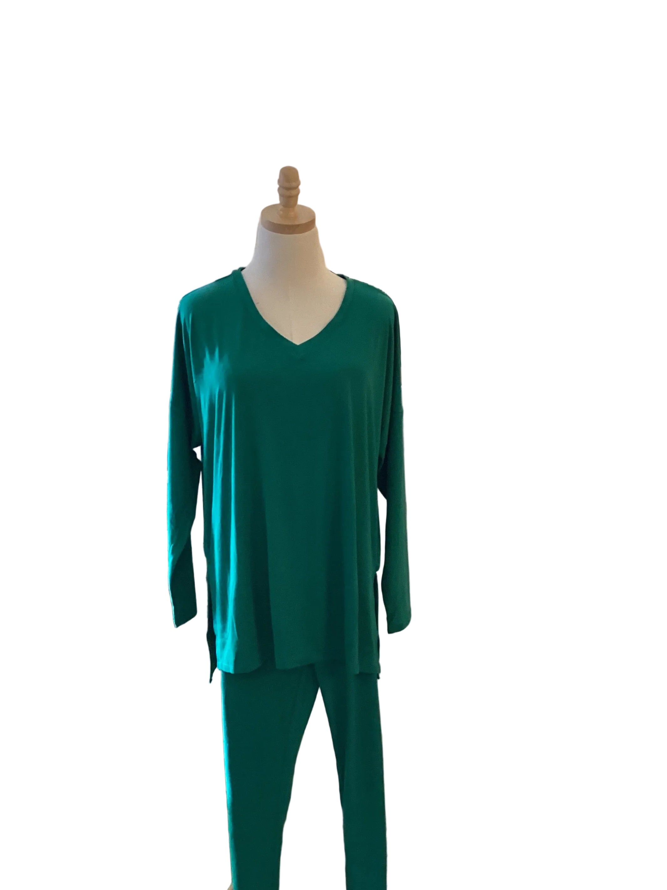 Zenana Green Lounge Set