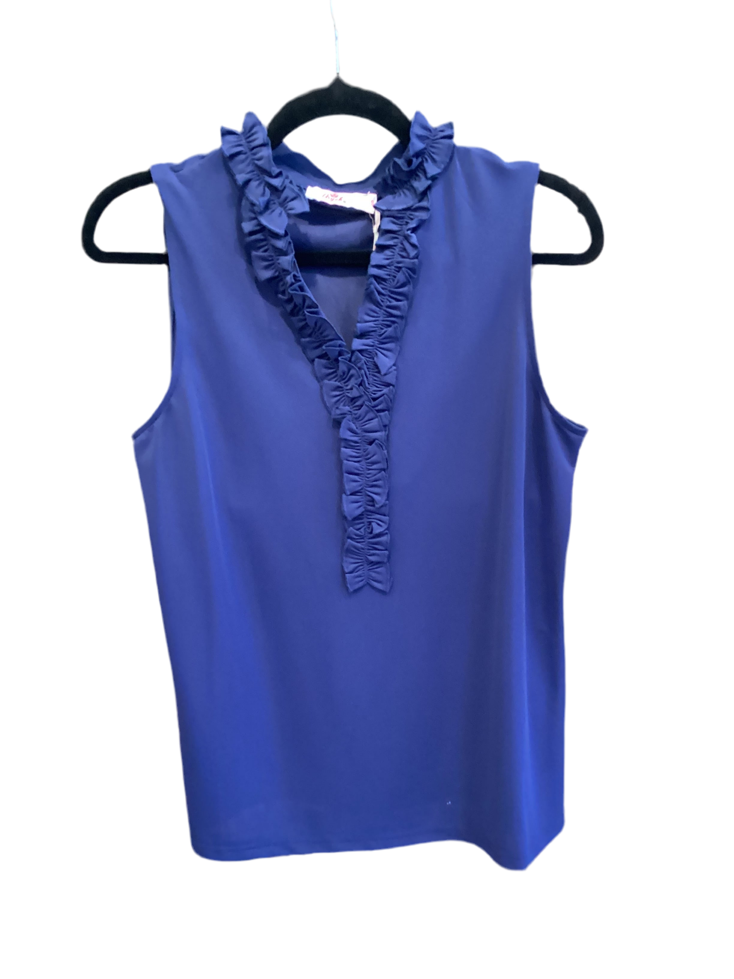 Ruffle V-Neck Top