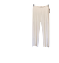 Clara Sun Woo White ankle pant with front split