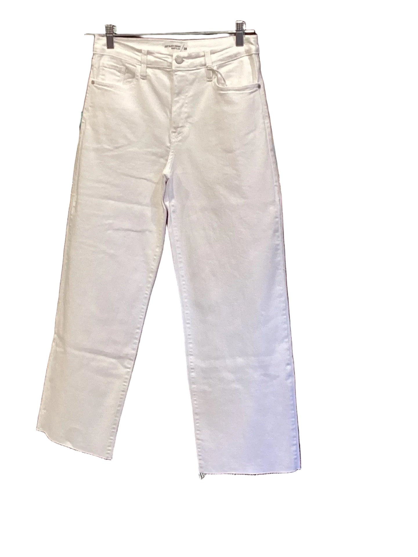 Just Black Classic White Straight Leg Denim Pant