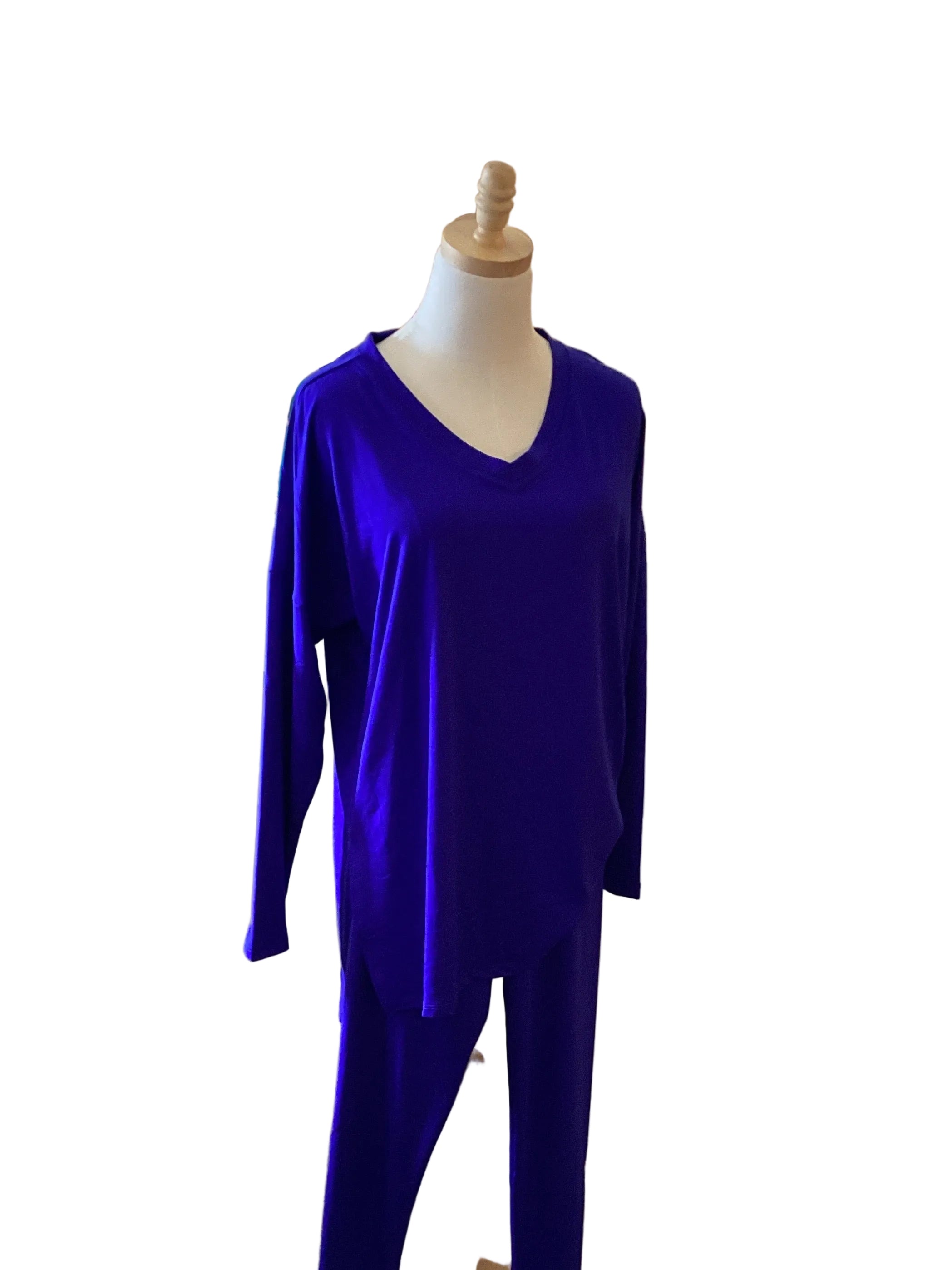 Zenana bright royal blue lounge set