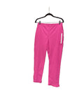 Joseph Ribkoff Pink ankle pants with ruffle hem