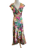 Robbie Street Pink Floral Sleeveless Summer Dress
