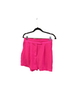 First Love hot pink button top shorts