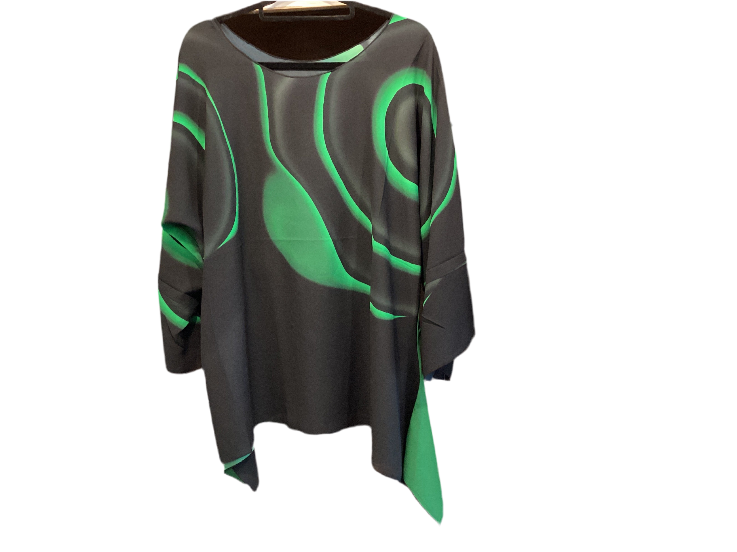 Lior float top green swirl