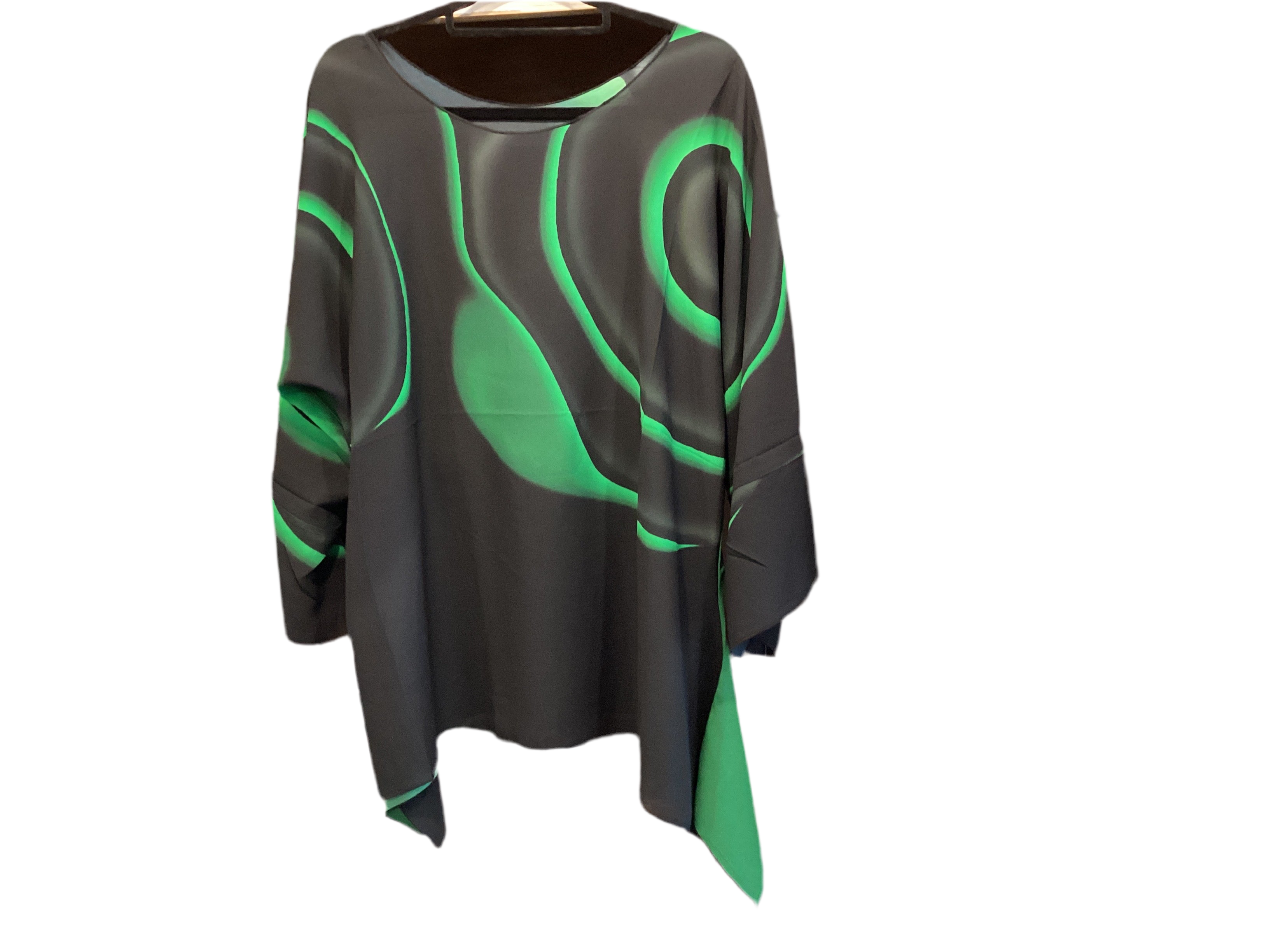 Lior float top green swirl