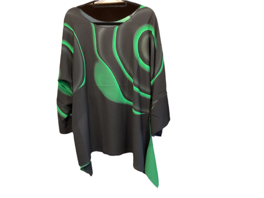 Lior float top green swirl