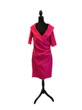 Joseph Ribkoff hot pink dress