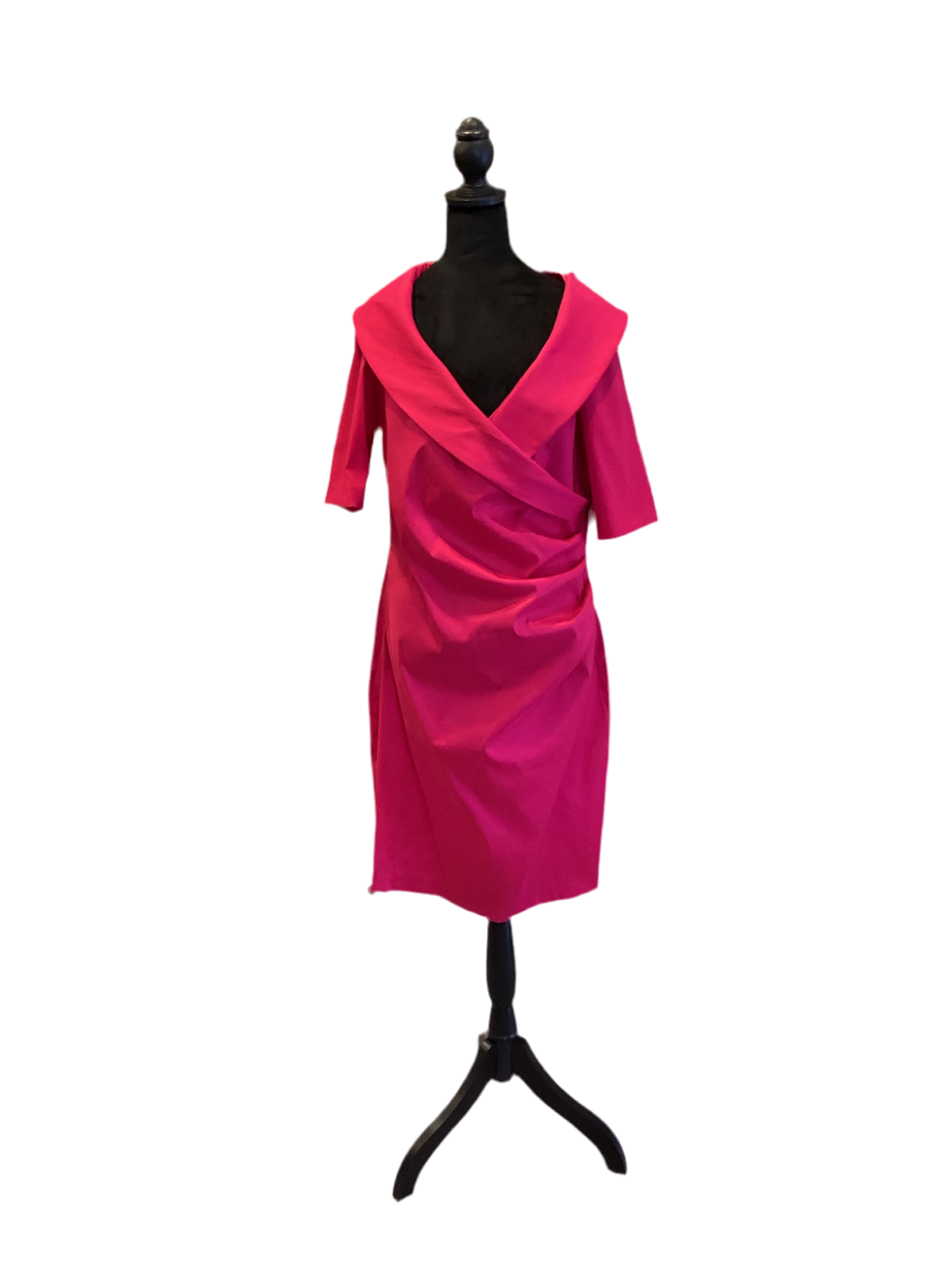Joseph Ribkoff hot pink dress