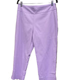 Eric Lavender Straight Leg Capri Pants