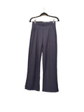New mix navy wide leg pant with side pockets
