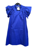 Harlow Blue Ruffle Dress