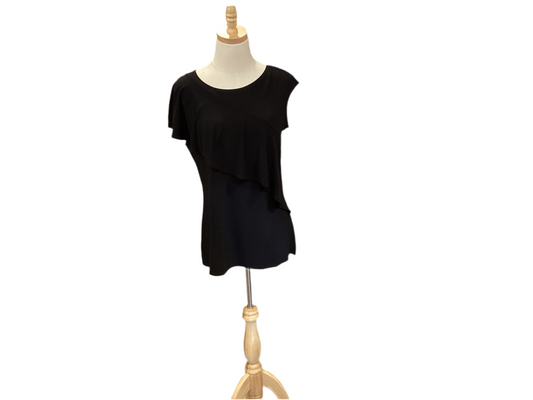 Tango mango black cap sleeve top