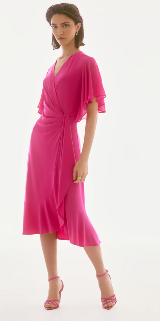 Joseph Ribkoff Knee-length Wrap Dress