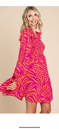 Tiger Print Dress