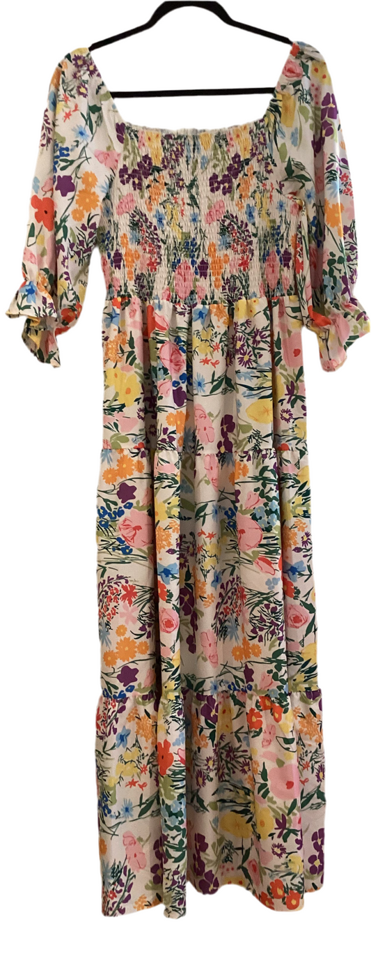 Spring floral maxi