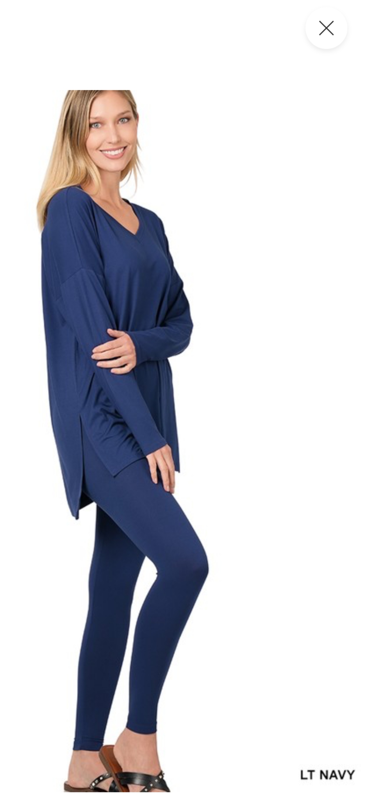 Zenana light navy lounge set