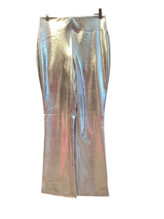 Metallic Flare Leggings